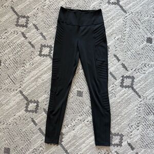 Athleta Delancey Moto Tight XS black